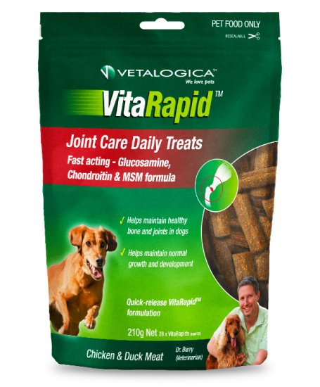 (image for) Vetalogica VitaRapid for Dogs Joint Arthritis Care 210g - Click Image to Close