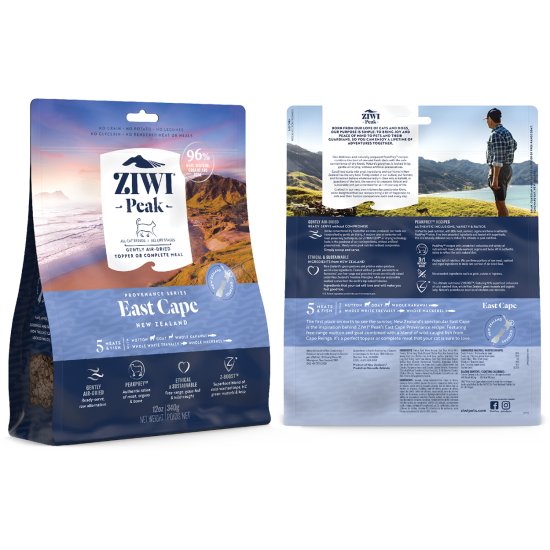 (image for) Ziwi Peak Cat Food Air Dried 340g East Cape - Click Image to Close