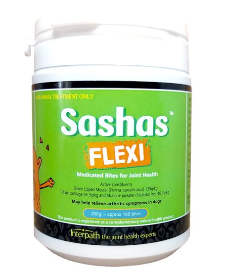 (image for) Sashas Flexi Chews 160 Chews 200g - Click Image to Close