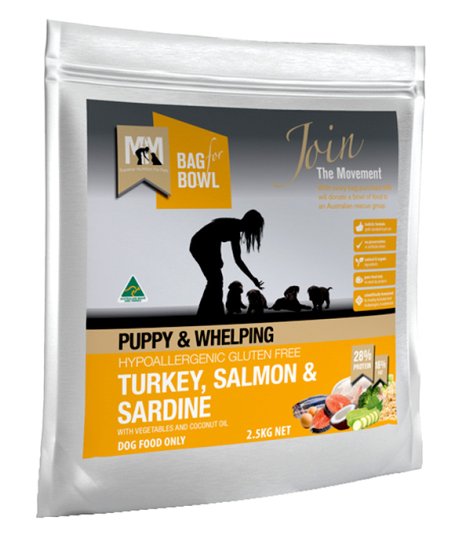 (image for) Meals For Mutts Dog Puppy Turkey Salmon 2.5Kg - Click Image to Close