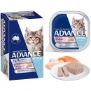 (image for) Advance Cat Wet Multipack 7x85g Kitten Chicken Salmon Medley
