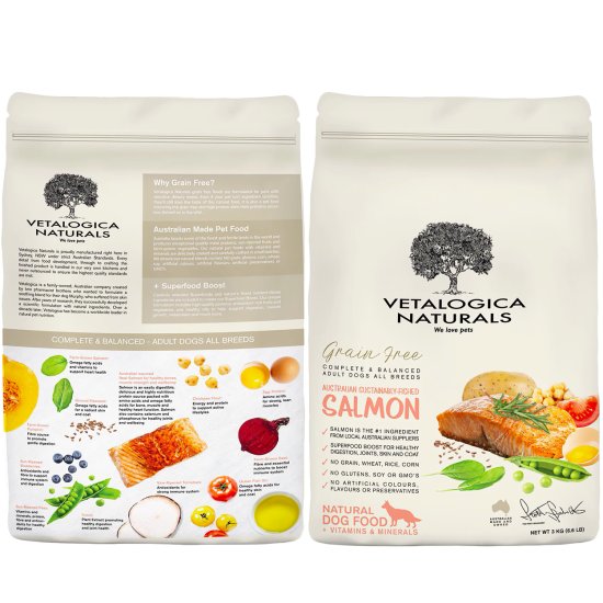 (image for) Vetalogica Dog Grain Free Salmon 13Kg - Click Image to Close