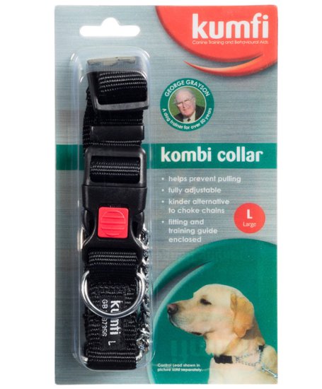 (image for) Kumfi Kombi Martingale Collar Large 41-56cm - Click Image to Close
