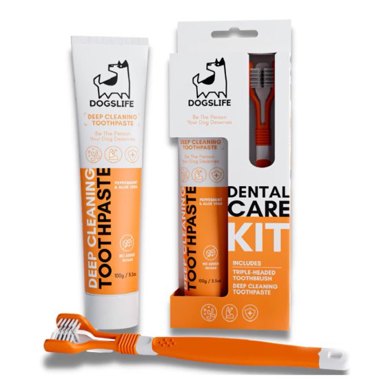 (image for) DogsLife Dog Dental Care Kit - Click Image to Close