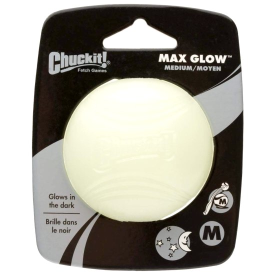 (image for) Chuckit Max Glo Ball Medium 6cm - Click Image to Close