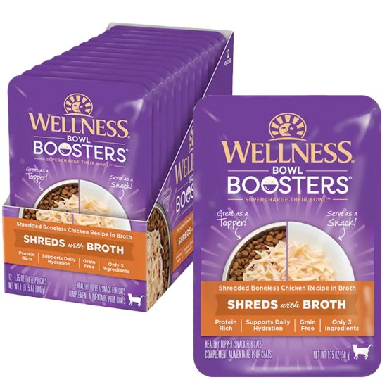 (image for) Wellness Core Cat Wet 12x50g Simply Shreds Chicken - Click Image to Close