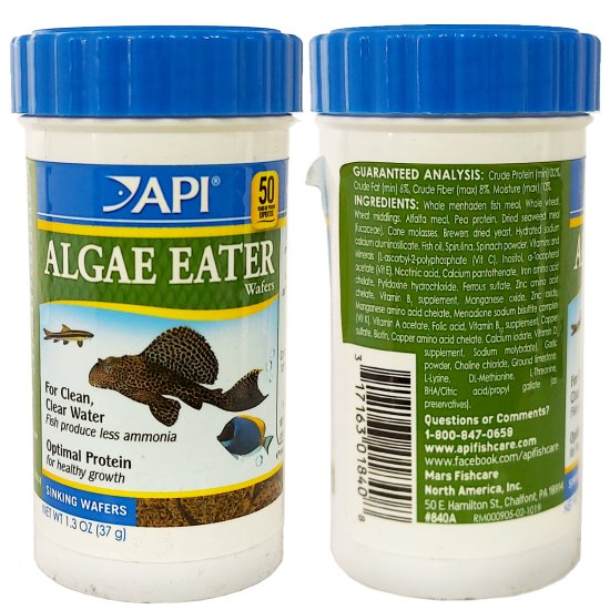 (image for) API Algae Eater Wafers 105g - Click Image to Close