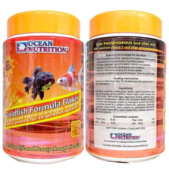 (image for) Ocean Nutrition FreshWater Goldfish Flakes 156g - Click Image to Close