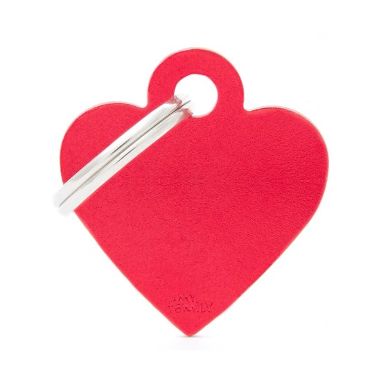 (image for) MYF Tag Basic Heart Red Small - Click Image to Close
