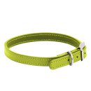 (image for) Beaupets Collar Leather Patent Plain 40Cm Green