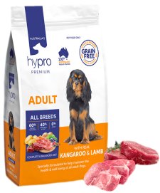 (image for) Hypro Premium GF Dog Adult Kangaroo Lamb 20kg