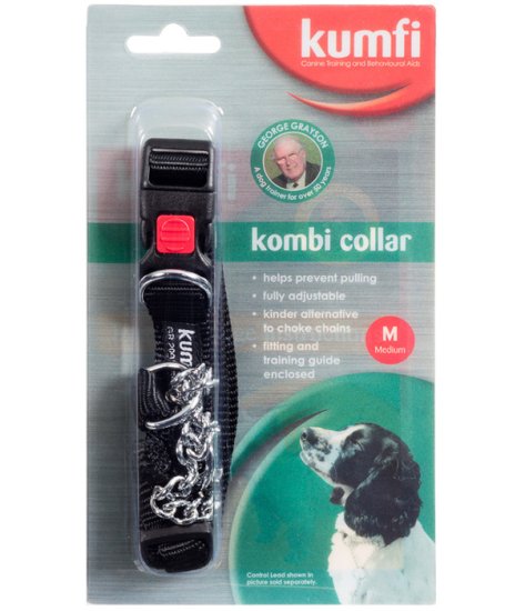 (image for) Kumfi Kombi Martingale Collar Medium 36-46cm - Click Image to Close