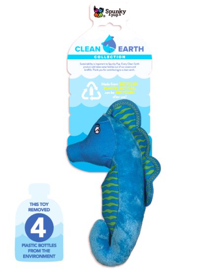 (image for) Spunky Pup Clean Earth Collection Seahorse Small - Click Image to Close