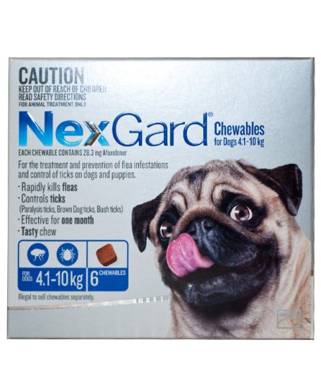 (image for) NexGard Chews Small 4-10kg 6Pack - Click Image to Close