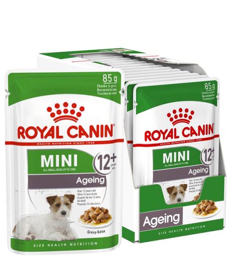 (image for) Royal Canin Dog Wet 12x85g Mini Ageing 12+ - Click Image to Close