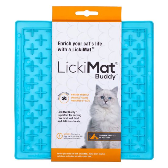 (image for) LickiMat Cat Buddy Turquoise - Click Image to Close
