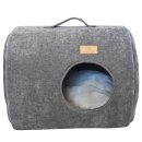 Cattitude Cat Bed Purr Pod Grey (image for) Cattitude Cat Bed Purr Pod Grey