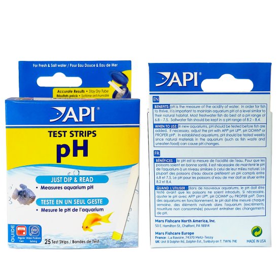 (image for) API Quick Testing Strips PH 25 test strips - Click Image to Close