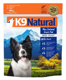 (image for) K9 Natural Beef 3.6kg (makes 14.4kg)