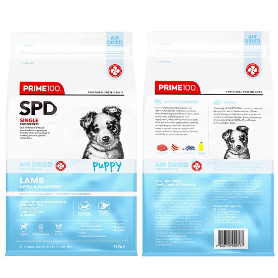 (image for) Prime100 Air SPD Puppy Lamb 120g - Click Image to Close