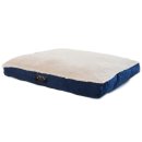 (image for) IBT Dog Bed Plush Pillow Blue Small 92cm x 72cm