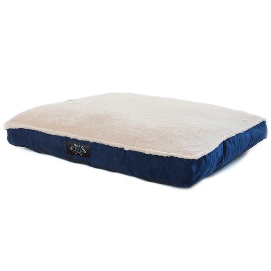 (image for) IBT Dog Bed Plush Pillow Blue Small 92cm x 72cm - Click Image to Close