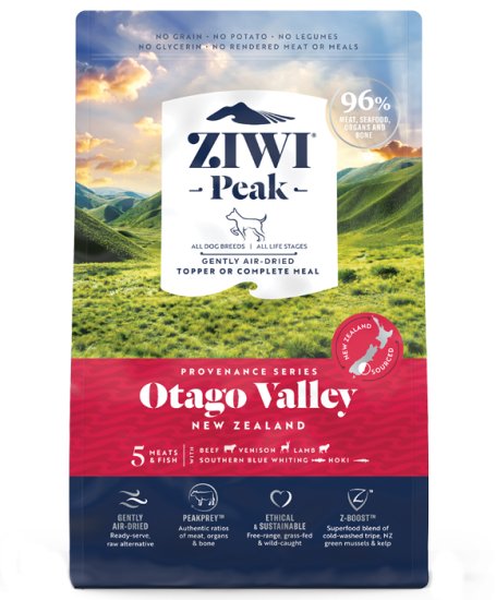 (image for) Ziwi Peak Dog Food Air Dried Otago Valley 900g - Click Image to Close