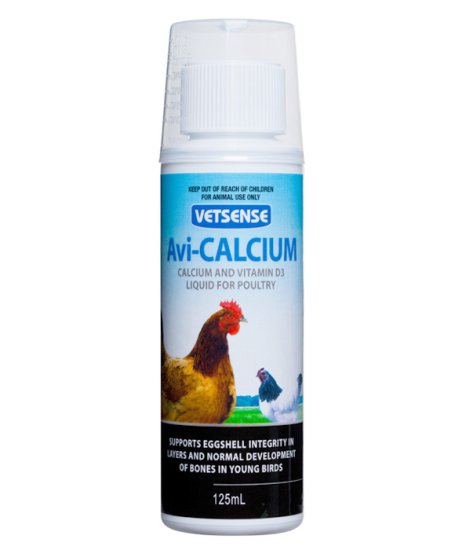 (image for) Vetsense Poultry Avi-Calcium 125ml - Click Image to Close