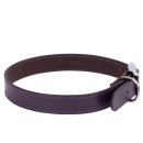 (image for) Beaupets Collar Leather Deluxe Sewn 45Cm Purple