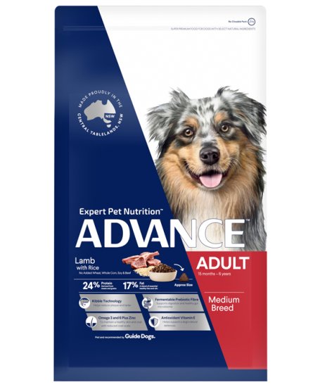 (image for) Advance Dog Adult Medium Lamb 3kg - Click Image to Close
