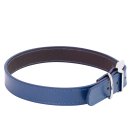 (image for) Beaupets Collar Leather Deluxe Sewn 65Cm Blue