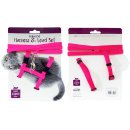 (image for) Allpet Cat Harness Lead Set Pink