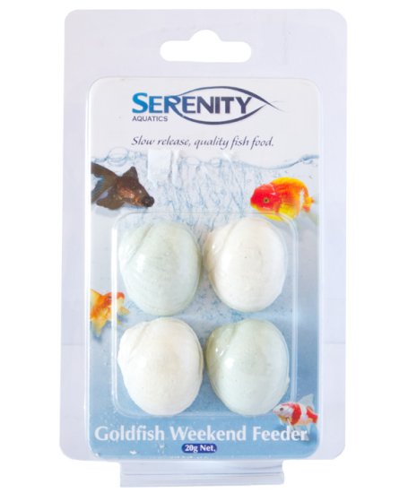 (image for) Serenity Goldfish Weekend Feeder 4Pk - Click Image to Close