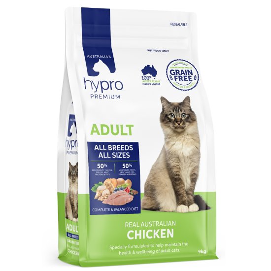 (image for) Hypro Premium GF Cat Adult Chicken 9kg - Click Image to Close