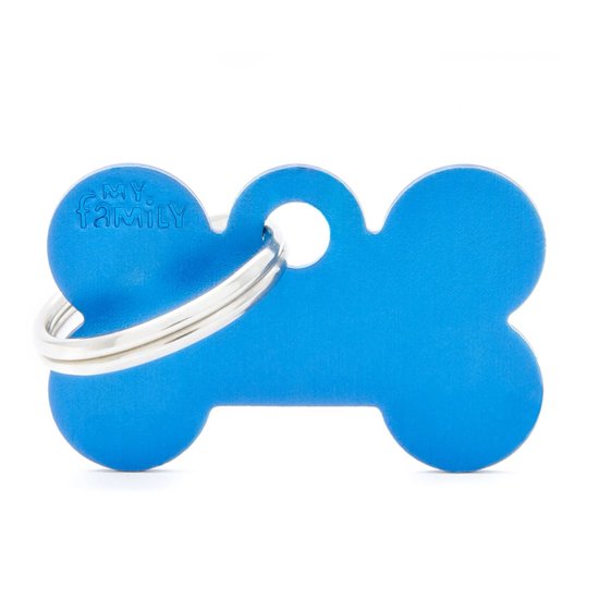 (image for) MYF Tag Basic Bone Blue Small - Click Image to Close