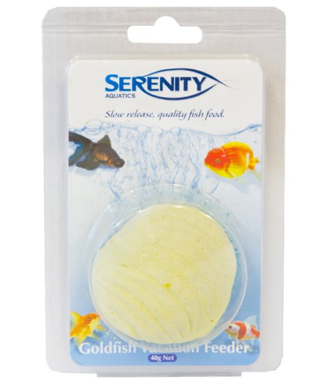 (image for) Serenity Goldfish Vacation Feeder 40g - Click Image to Close