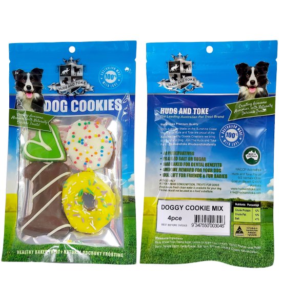(image for) Huds Toke Cookie Doggy Cookie Mix 4Pack - Click Image to Close