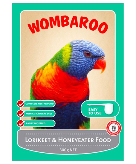 (image for) Wombaroo Lorikeet and Honey Eater 300g - Click Image to Close