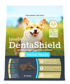 (image for) LoveBites DentaShield Dental Health 30s Chews