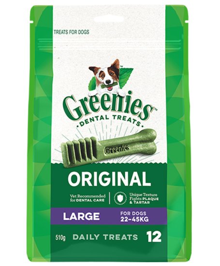 (image for) Greenies Dog Large Original 510g 12pk - Click Image to Close