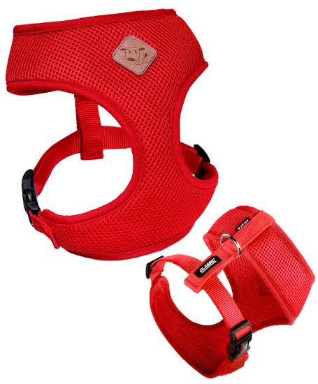 (image for) Kazoo Classic Soft Walking Harness Red Puppy - Click Image to Close