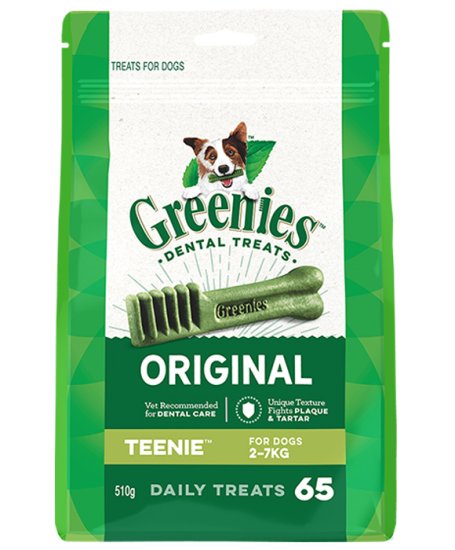(image for) Greenies Dog Teenies Original 510g 65pk - Click Image to Close