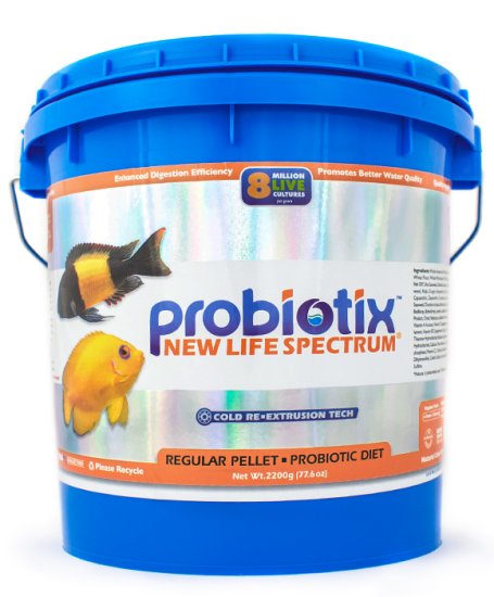(image for) New Life Spectrum Probiotix Regular Sinking (1mm-1.5mm) 2200g - Click Image to Close