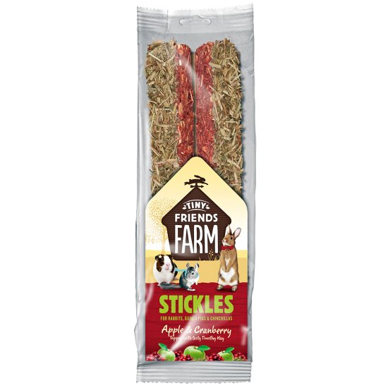 (image for) Tiny Freinds Farm Stickles Apple Cranberry 100g - Click Image to Close