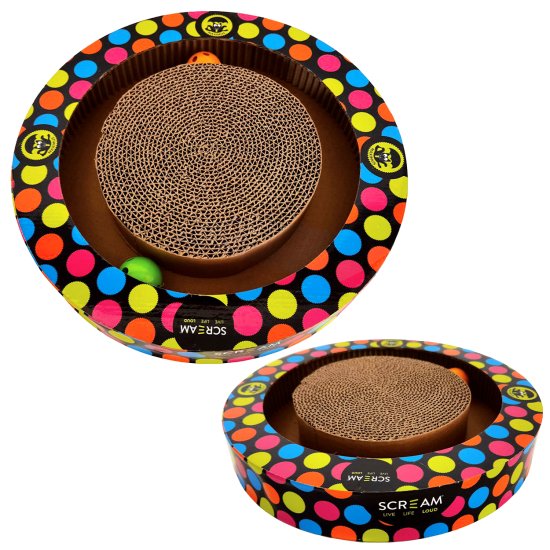 (image for) Scream Scratcher Round Play 34x5.2cm - Click Image to Close