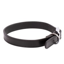 (image for) Beaupets Collar Leather Patent Plain 45Cm Black