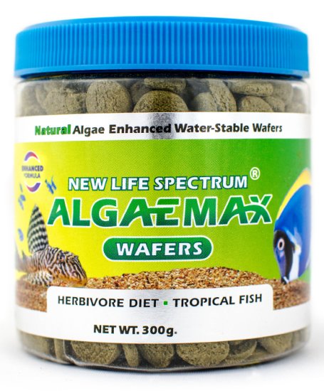 (image for) New Life Spectrum AlgaeMax Wafers Sinking (12mm-12.5mm) 300g - Click Image to Close