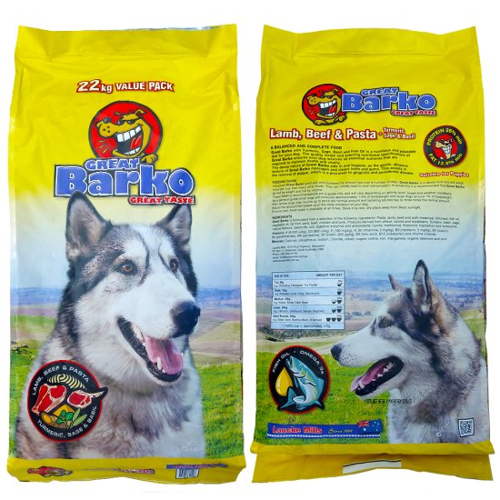 (image for) Great Barko Dog Food 22kg - Click Image to Close
