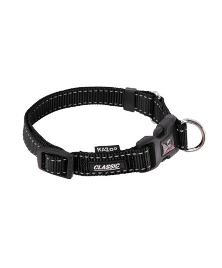 (image for) Kazoo Classic Adj Nylon Collar Black 12Mm S - Click Image to Close