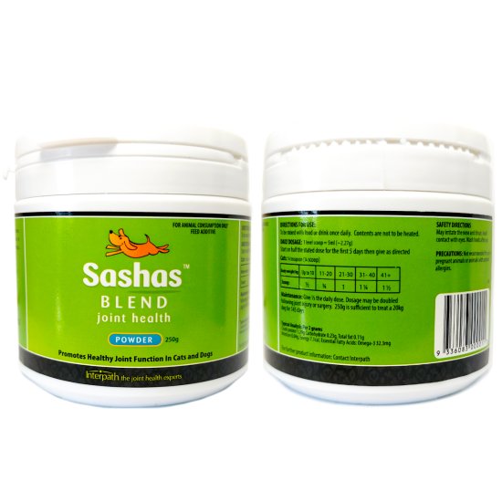 (image for) Sashas Blend Joint Health Powder 250g - Click Image to Close